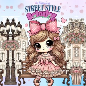 Whimsical Steet Style Coloring Book V-1